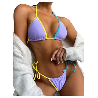 Vestido De playa Para mujer/Bandeau/Conjunto De bikini Para mujer/Ni/Ni push up brasileño Mai fashion beach~[Bgk]