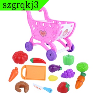 [NANA] 14 carros de compras carrito de supermercado carrito de juguetes cesta para niño (1)