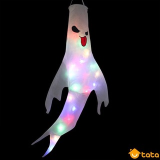 Cadena De Luz LED Fantasma Colgante De halloween Decoración props Brillante [tata]