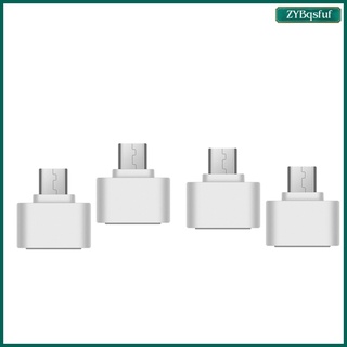 Adaptadores de Cable Micro USB OTG macho a USB 2.0 hembra para Tablet Android 4pcs