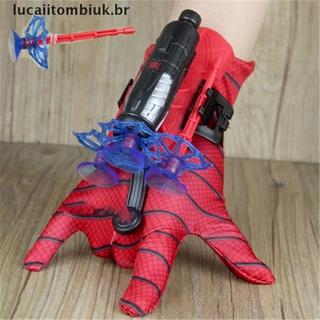 Luiukhot guante De Plástico lanzador Cosplay spiderman/juguete Divertido (Lucaiitombiuk)