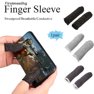 [Firstmeethg] PUBG Mobile Finger Stall Sensible Controlador De Juego A Prueba De Sudor Transpirable Dedo Caliente