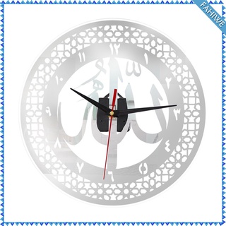 (Fahiwe) Reloj De pared no-hechable De Acrílico no-adhesivo pasivo creativo reloj De pared Para Sala De Estar cocina cuarto cuarto Eid