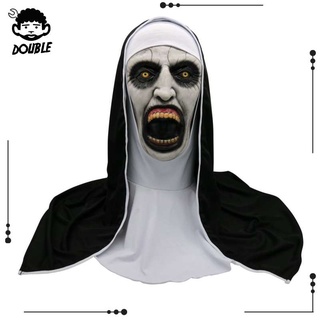 [doble] 1set de máscara de la monja mujeres adultas Festival de Halloween fiesta Cosplay disfraces accesorios