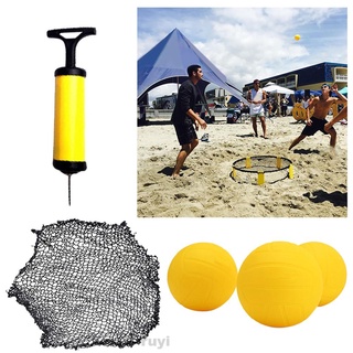 equipo de entrenamiento de playa ao ar livre/ejercicio/ejercicio/fitness con 3 bolas de tacón alto/equipo deportivo/mini volei (1)