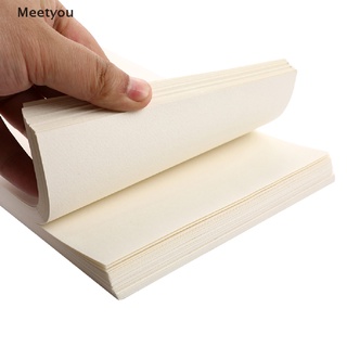 [meetyou] 100 hojas de papel de acuarela a granel prensa fría papel de dibujo para estudiantes cl