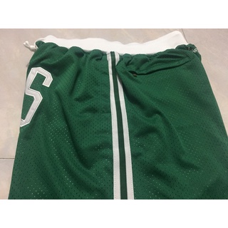 nba shorts boston celtics pantalones cortos deportivos versión de bolsillo verde (5)