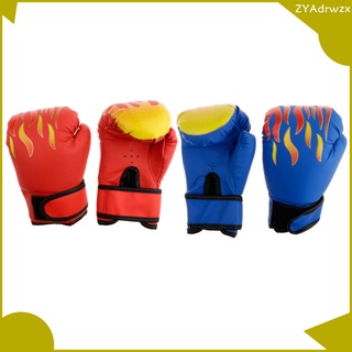 prettyia 2 pares de guantes de boxeo para niños, entrenamiento, boxeo