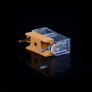 [tinchilingtoy] 10pcs 5*20mm glass fuse holder transparent holder with cover fuse blocks [HOT] (7)