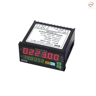 medidor de contador digital ac/dc 90-260v con 1 salida de relé pre-acero