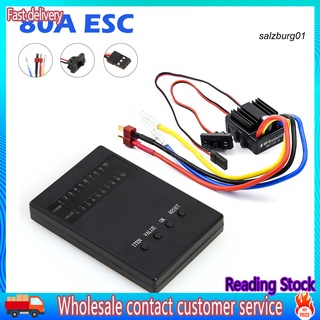 Control electrónico impermeable Esc 1/8 1/10w Crawler 1080/80a