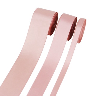 Pink Meat Double Sided Satin Ribbon Wedding Decoration Clothing Accessories Home Decoration
