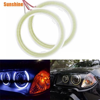 sunshine> luz antiniebla led cob para motocicleta/anillo de luz antiniebla para coche drl/luces diurnas
