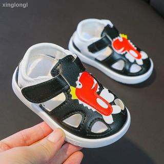2021 sandalias nuevas de verano zapatos para niños/zapatos para bebé de 1-2-3 años con suela suave y antideslizante Baotou