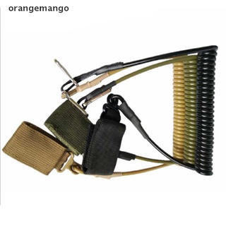 orangemango ajustable de combate de la eslinga telescópica táctica pistola de mano cordón colgante hebilla cl