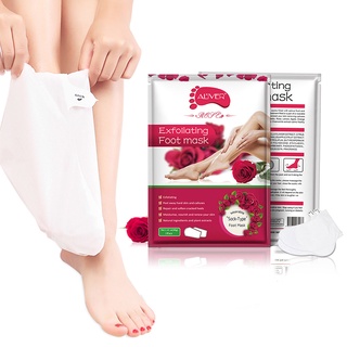 ❀ifashion1❀3 Pairs Feet Mask Sock Peeling Moisturizing Exfoliating Pedicure Care Red (7)