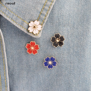 [raoul] 1 pieza broche de flores de cerezo esmalte pin chaqueta bolsa pin insignia joyería regalo [raoul]