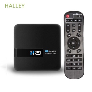 HALLEY HD Set Top Box 2.4G WiFi Media Player Smart TV Box H20 4K Android 10.0 1GB+8GB Quad Core Video Equipments TV Box