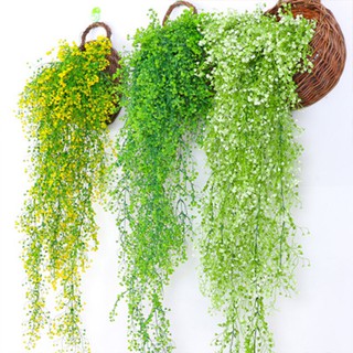 Simulación helecho hierba verde planta Artificial helecho hojas persas flores colgantes de pared plantas hogar boda tienda decoración