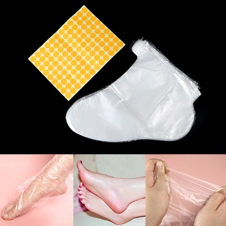 tutu 100pcs Clear Plastic Disposable Bath Liner Foot Pedicure Spa Wax Cover Bag Sock che