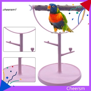 cs solid bird stand toy parrot - soporte de entrenamiento para pájaros (1)