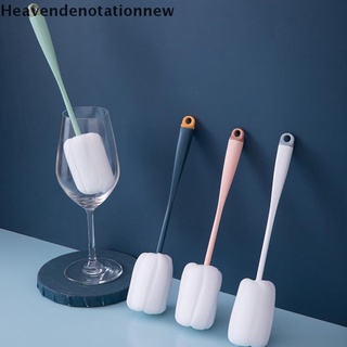 【HDN】 Glass Long Handle Cleaning Sponge Brush Kitchen Cleaning Tool Accessories 【Heavendenotationnew】 (2)