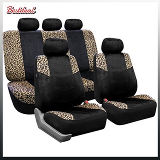 [nuevo]promoción: fundas de cojín antideslizantes para asiento de coche, color negro, leopardo