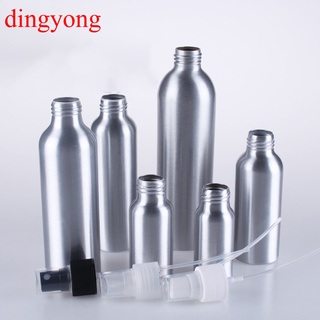 dingyong 1pc 30/50/100ml botella de aluminio ratones spray botella fina niebla aluminio recarga botella ratón spray botellas