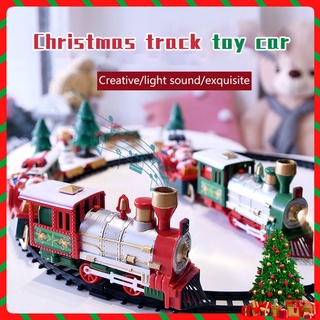 Tren De árbol De navidad 3 en 1 locomotora luces y sonido Para coche/Papai Noel/juguete Infantil (Entrega)
