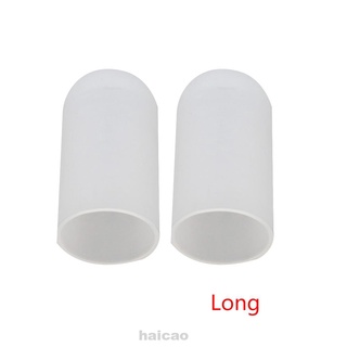 1 par de protectores de dedo Protector de silicona Gel tubo vendaje alivio del dolor pie cuidado de la mano