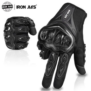iron jia guantes de verano para motocicleta, pantalla táctil, transpirable, equitación, deporte, motocicleta, motocross, guantes de motocross