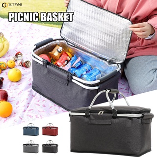 bolsa de almuerzo aislada para mujer con papel de aluminio y mango engrosado de gran capacidad portátil impermeable bolsa de picnic