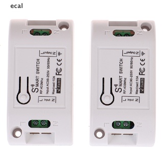 ecal 433 Mhz RF Smart Switch Wireless RF Receiver Timer Relay Phone Remote Control CL