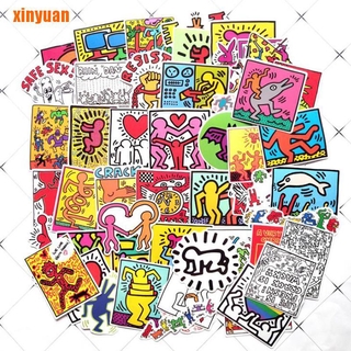 Xinyuan 50pzs sticker protector impermeable Para Laptop/patineta/equipaje/Guitarra