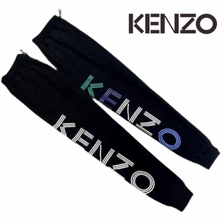 kenzo 100% original pantalones de chándal de los hombres y las mujeres de color carta guardia pantalones sueltos casual pantalones