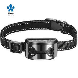 Collar recargable Anti corteza para mascotas, color negro MYFI