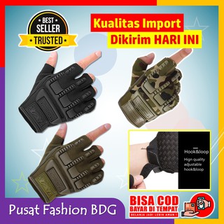 Guantes de motocicleta hombres mujeres chicos medio dedos medio dedos Mechanix negro mano guantes importación