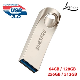 (lushastore) 64/128/256/512g para Samsung Metal USB Flash Drive Memory Stick U Disk para PC