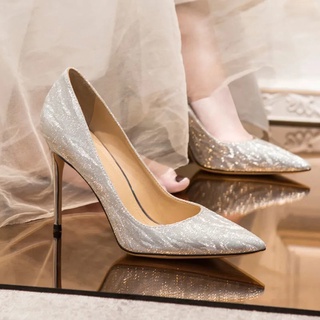 Sweetc Kasut Perempuan mujer tacón alto moda puntiagudo puntiagudo Stiletto tacones altos zapatos de boda