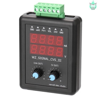 4-20ma 0-10v/generador de señal 24v/fuente de señal/transmisor de corriente con pantalla