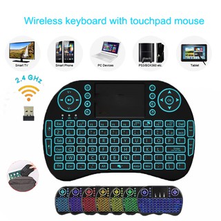 TV Box Universal Mini Wireless Keyboard with Touchpad Rechargeable Portable Keyboard for PC Android