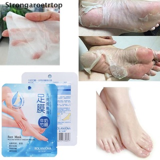 [Strong] 1 Pair Exfoliating Foot Masks Peeling Mask Remove Feet Dead Skin Calluses .