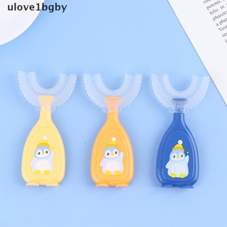 【ULO】 Cartoon Baby Toothbrush Kids Teeth Oral Care Cleaning Brush Silicone Toothbrush .