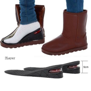 3-9Cm PVC aumento de altura plantilla cojín altura elevación ajustable corte zapato tacón mujeres hombres Unisex calidad pie almohadillas (1)