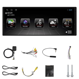 1 Din Android coche Android reproductor Multimedia pulgadas IPS Auto Radio Audio estéreo WIFI GPS navegación reproductor MP5
