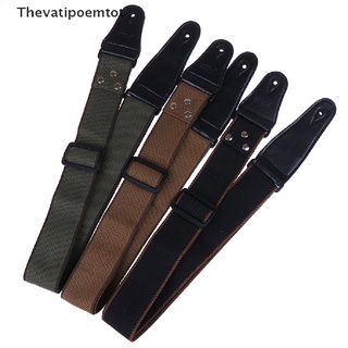 thevatipoemtot Adjustable Pure Cotton Guitar Strap for Acoustic Electric Bass Guitar Musical Popular goods