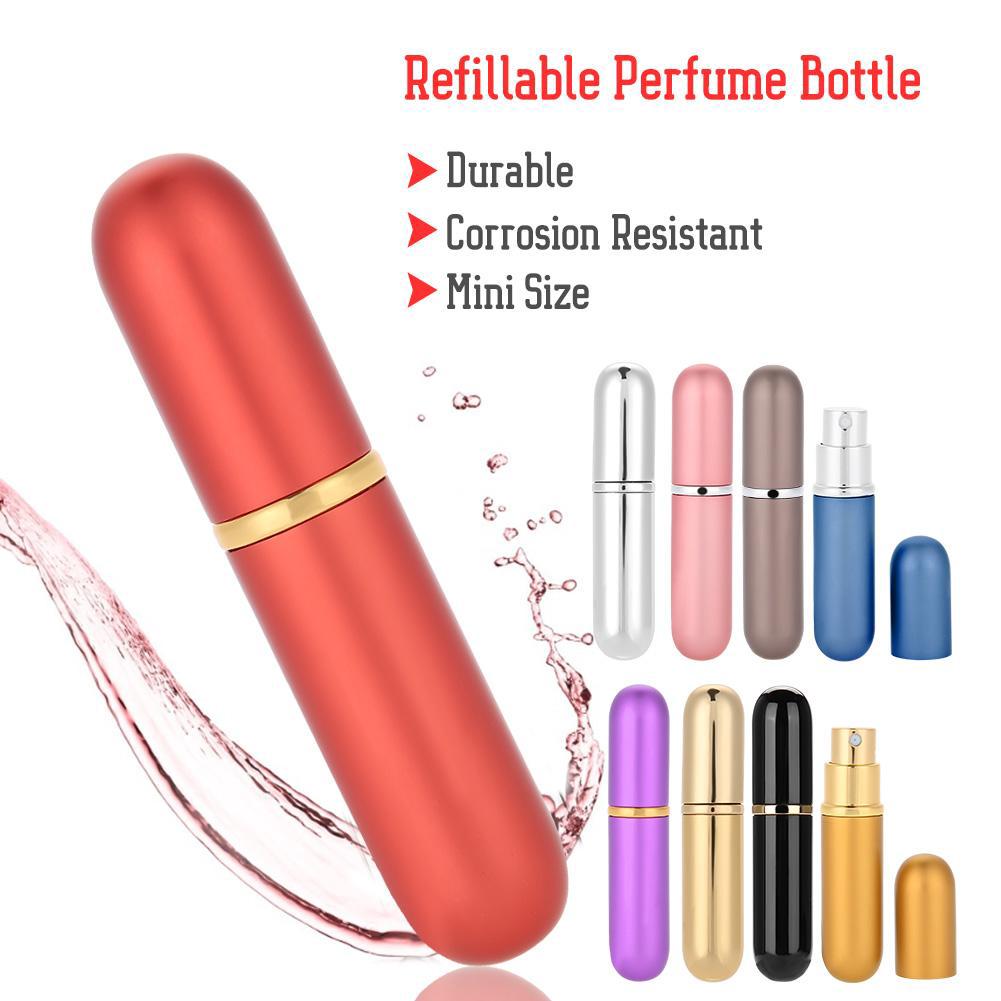 mini atomizador de perfume recargable portátil para viaje/botella de aroma/bomba de spray v
