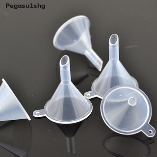 [Pegasu1shg] 10PCS Cute Small Plastic For Perfume Diffuser Bottle Mini Liquid Oil Funnels Lab Hot