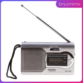 Brsunnimix Mini bocina/radio Fm/Portátil con bolsillo Bc-R22 (2)