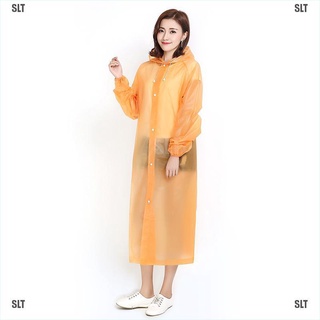<SLT> EVA Raincoat Thickened Waterproof Rain Poncho Coat Adult Rainwear Suit